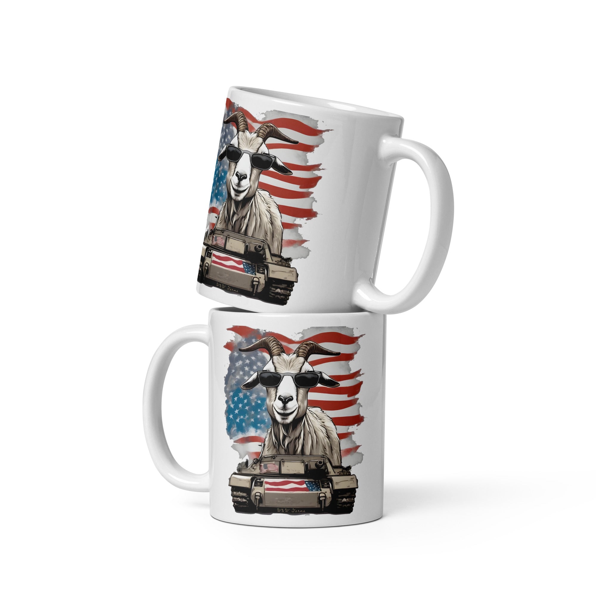 Red, White, and Baaa Mug!