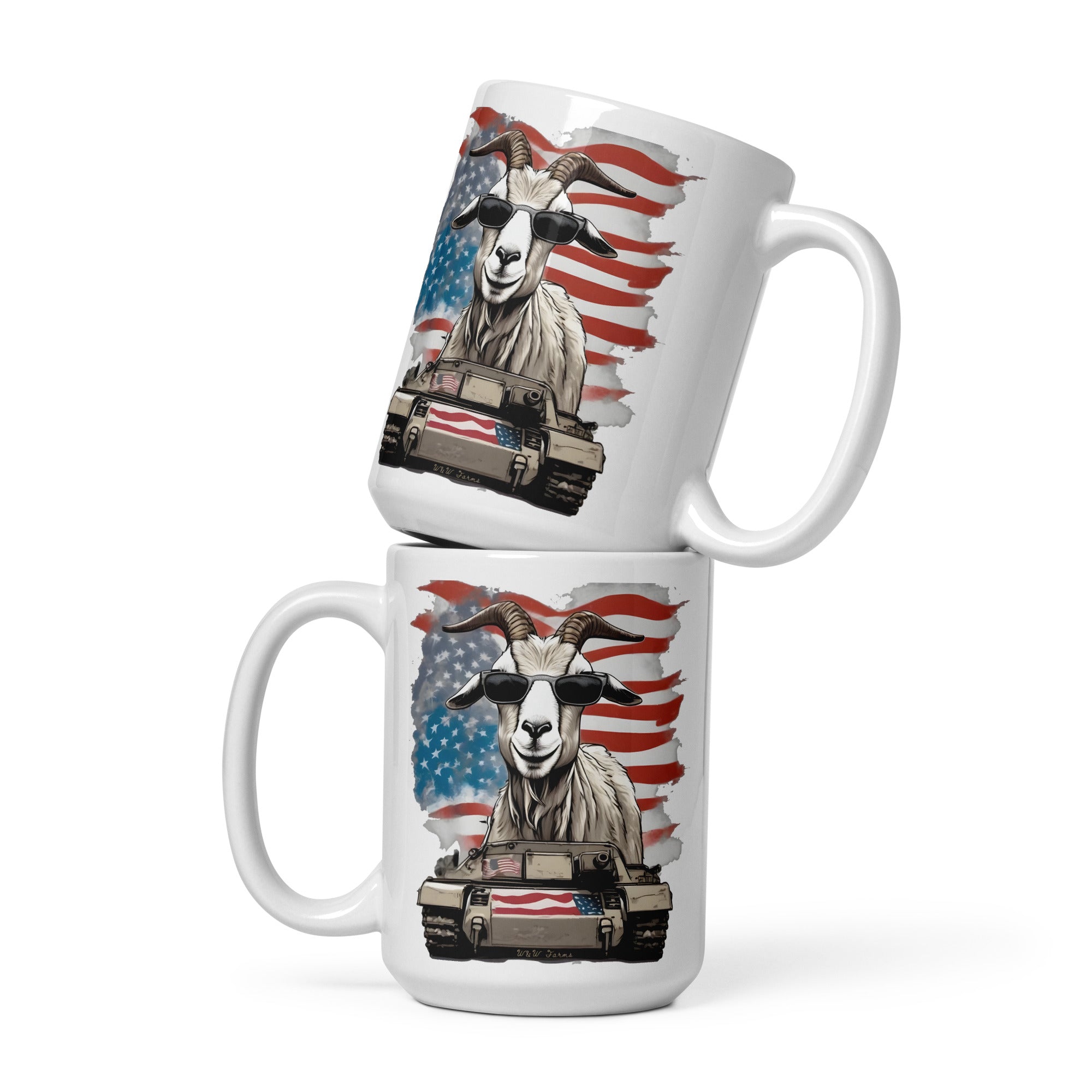 Red, White, and Baaa Mug!